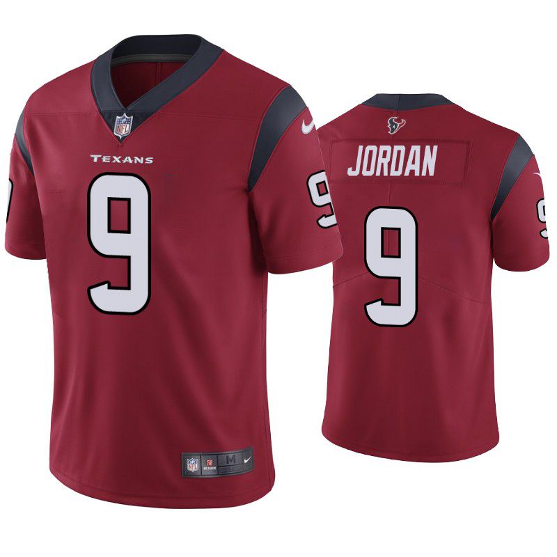 Men Houston Texans #9 Brevin Jordan Nike Red Game NFL Jersey